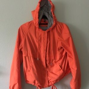 Neon Orange Wind Breaker